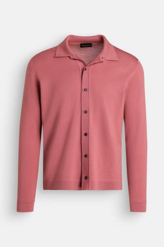 ROBERTO COLLINA Strickjacke altrosa