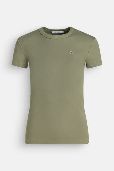 LACOSTE T-Shirt oliv