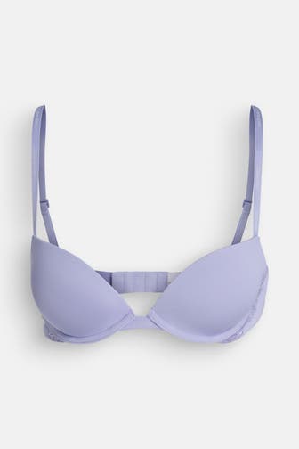 CK UNDERWEAR Push Up-BH flieder