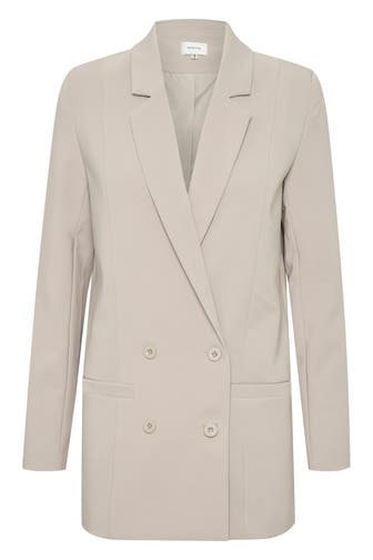 GESTUZ Longblazer 'Joelle' hellbraun