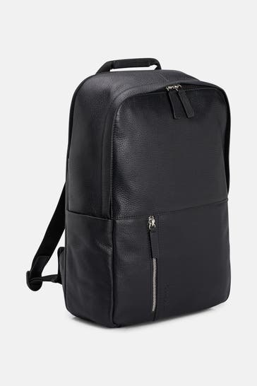 STRELLSON Leder-Rucksack 'Kennington Ace' schwarz