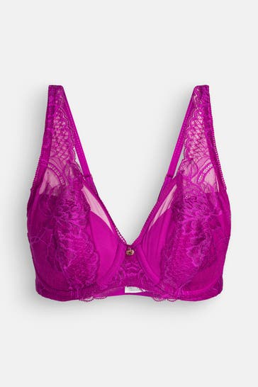 TRIUMPH Bügel-BH 'Wild Peony' aubergine