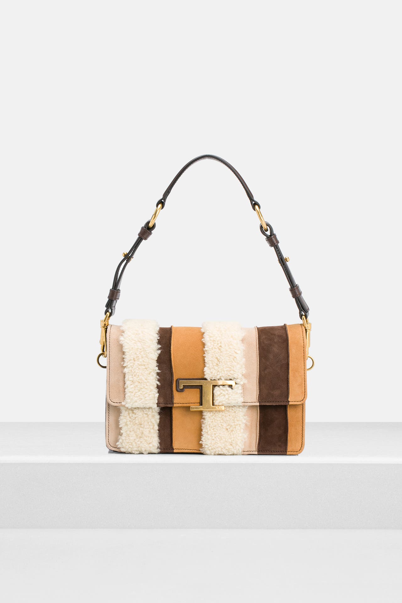 TOD'S Schultertasche gestreift, Bild 1