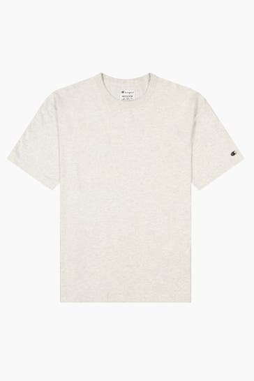 CHAMPION T-Shirt hellgrau meliert