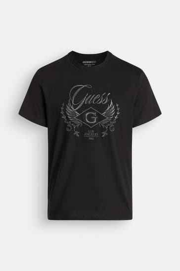 GUESS T-Shirt schwarz