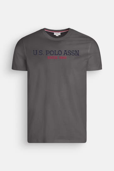 U.S. POLO ASSN. T-Shirt 'Carlo' grau