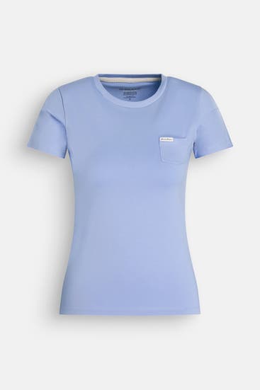 GUESS - T-Shirt taubenblau