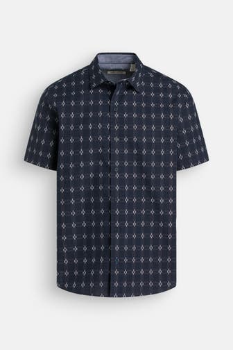 SCOTCH & SODA Kurzarmhemd gemustert Regular Fit