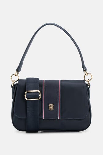 TOMMY HILFIGER Schultertasche 'Poppy' dunkelblau