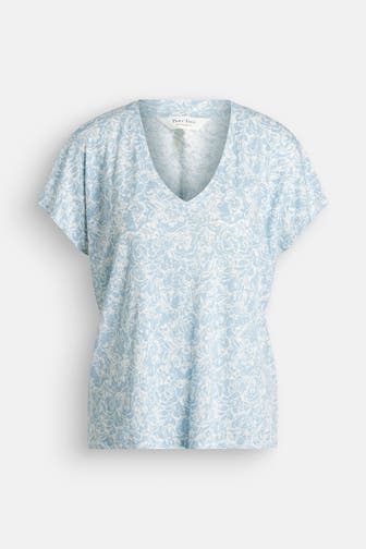 PART TWO Leinenmixshirt 'Axelines' gemustert