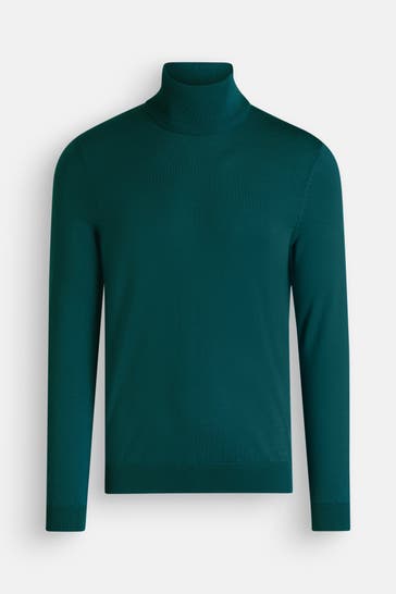 HUGO Strickpullover tannengrün