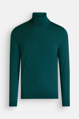 HUGO Strickpullover tannengrün