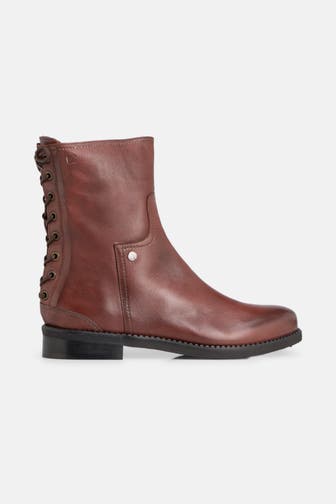 DONNA CAROLINA Stiefeletten 'Roxy Rider' rotbraun