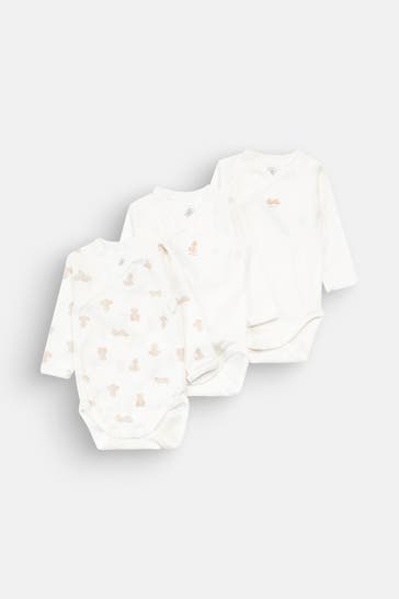 PETIT BATEAU 3er-Pack: Body mehrfarbig