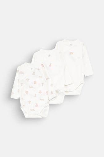 PETIT BATEAU 3er-Pack: Body mehrfarbig