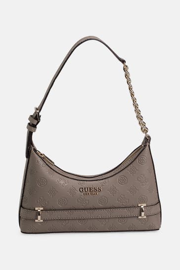 GUESS Schultertasche 'Gerty' grau