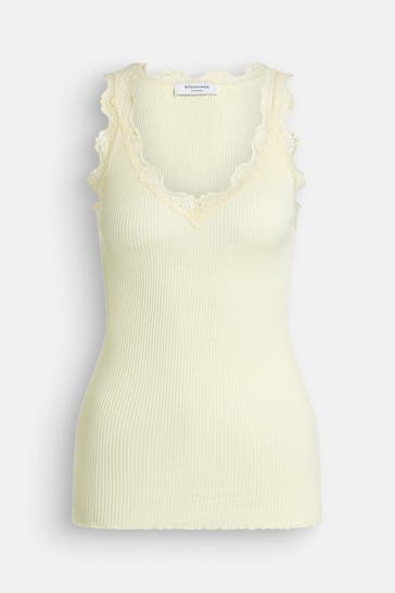 ROSEMUNDE Seidenmix-Top 'Beatha' hellgelb