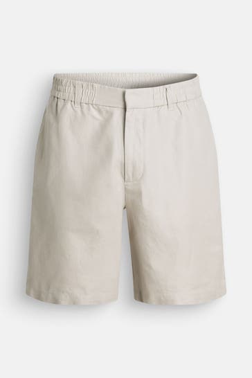 ARMANI EXCHANGE Leinenmix-Shorts beige