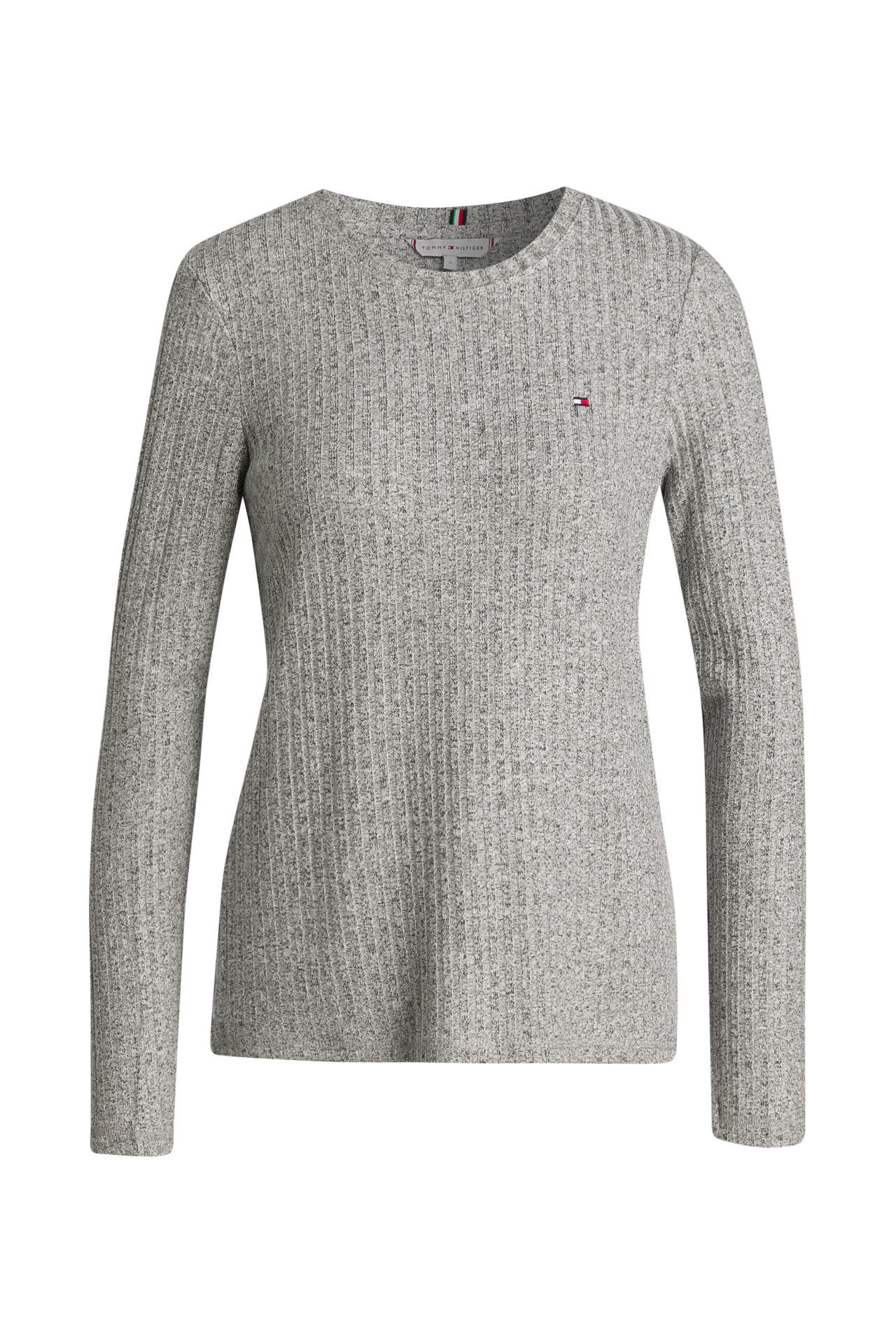 TOMMY HILFIGER Strickpullover hellgrau meliert, Bild 1