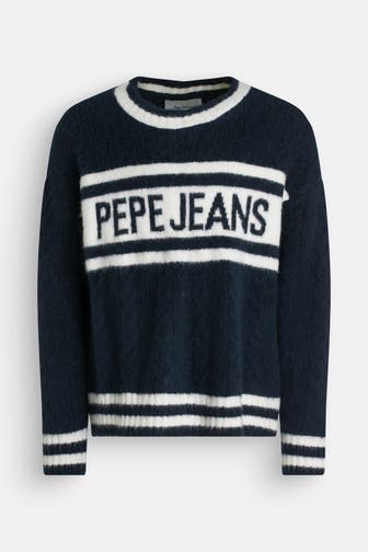 PEPE JEANS Strickpullover 'Wrenley' zweifarbig