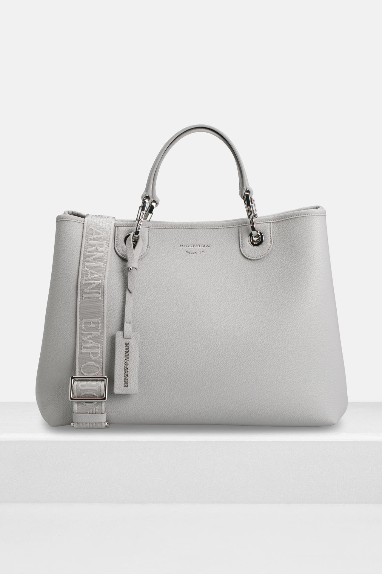 EMPORIO ARMANI Handtasche hellgrau, Bild 1