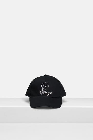 KARL LAGERFELD Basecap schwarz