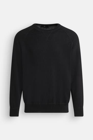 7 FOR ALL MANKIND Strickpullover schwarz