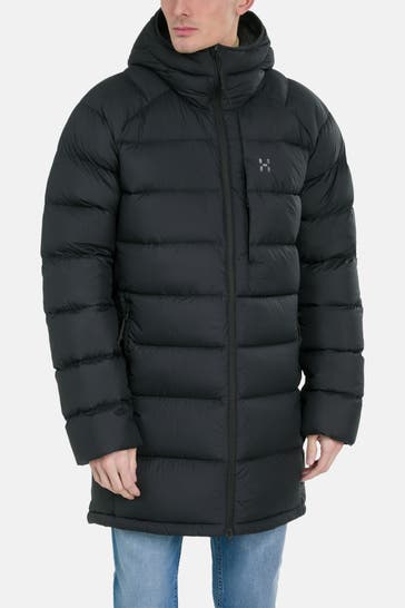 HAGLÖFS Daunenmantel schwarz