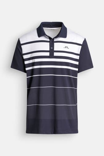 J.LINDEBERG SPORTSWEAR Funktions-Polo gemustert