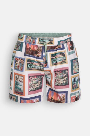 COLOURS & SONS Badeshorts gemustert