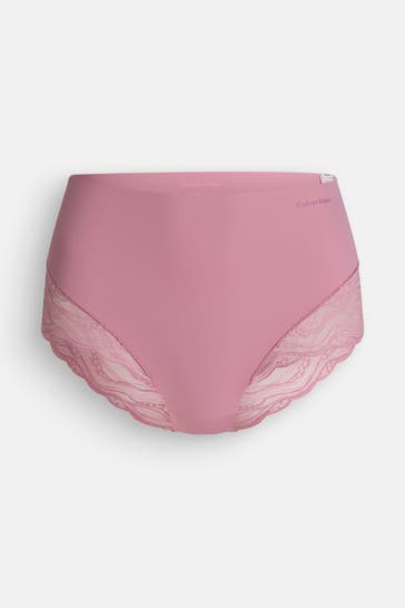 CK UNDERWEAR Shaping-Slip dunkelrosa