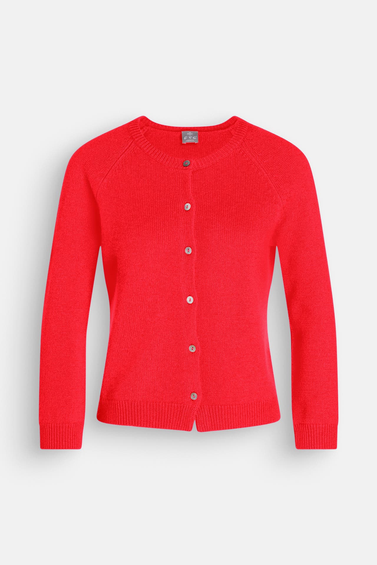 FTC Kaschmir-Strickjacke orangerot, Bild 1