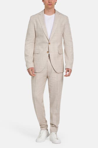 CINQUE Anzug 'Cidata Cisalto' beige karriert