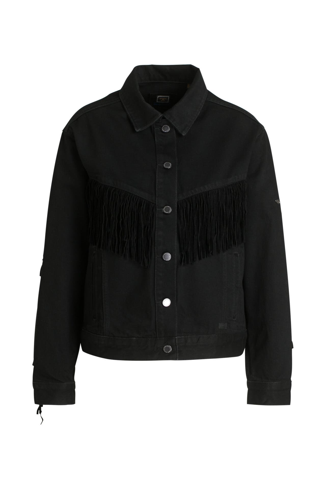 SUPERDRY Jeansjacke schwarz, Bild 1