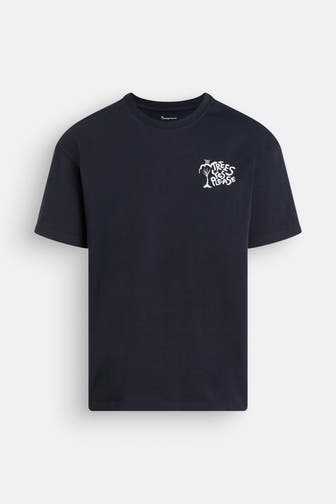 KNOWLEDGE COTTON APPAREL T-Shirt nachtblau