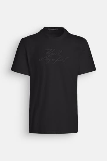 KARL LAGERFELD T-Shirt schwarz