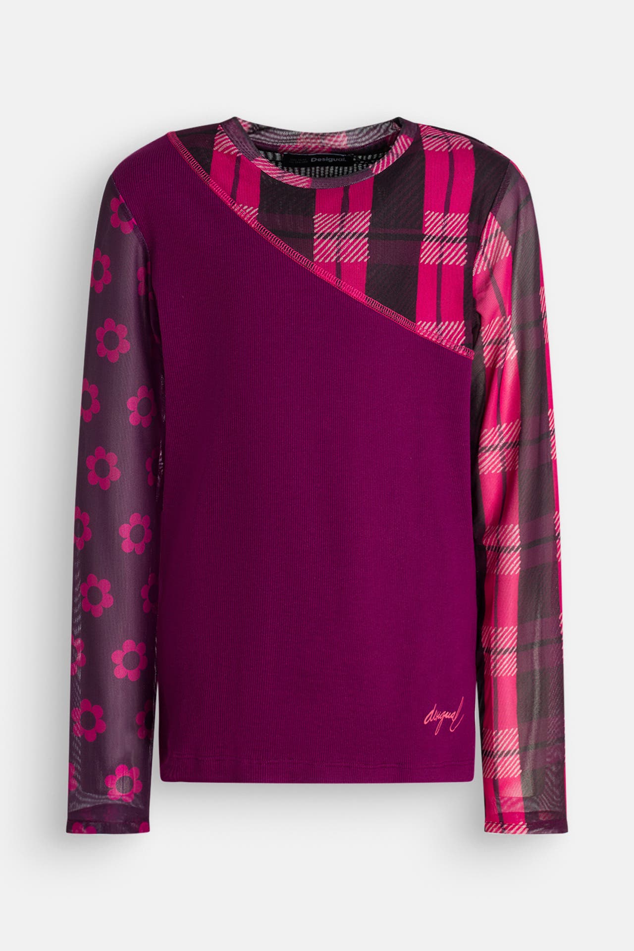 DESIGUAL Langarmshirt gemustert, Bild 1