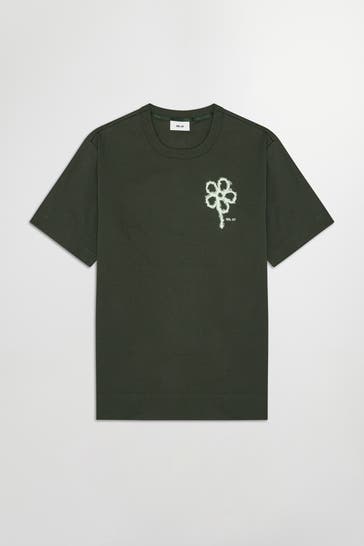 NN07 T-Shirt dunkeloliv