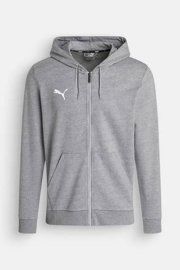 PUMA Sweatjacke 'teamGOAL' grau