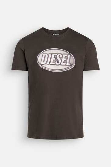 DIESEL T-Shirt dunkelgrau
