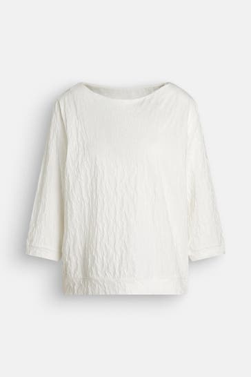 S.OLIVER BLACK LABEL Blusenshirt ecru