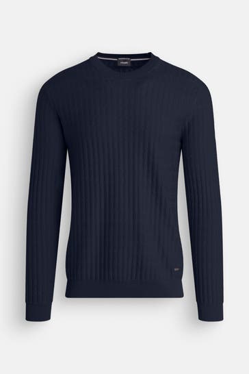 JOOP! Strickpullover 'Welmo' dunkelblau