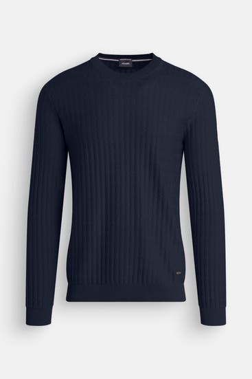 JOOP! - Strickpullover 'Welmo' dunkelblau