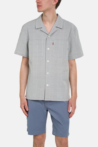 LEVI'S® Kurzarmhemd grau gemustert