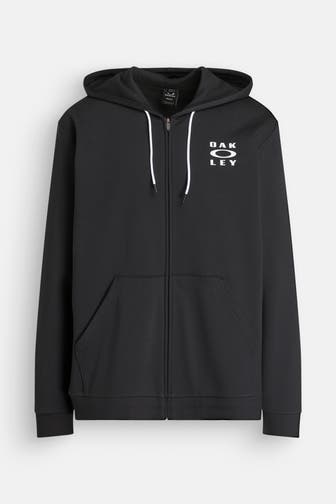 OAKLEY Sweatjacke schwarz
