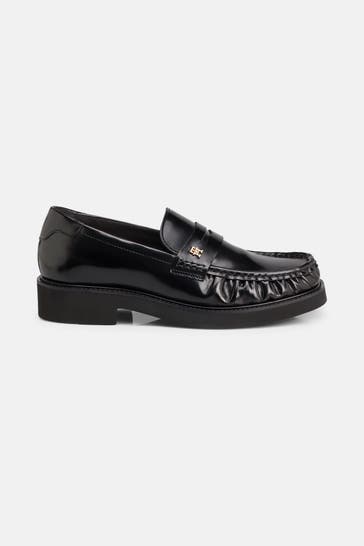 TOMMY HILFIGER Loafer 'Elettra' schwarz