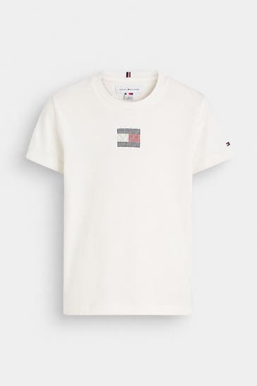 TOMMY HILFIGER T-Shirt ecru