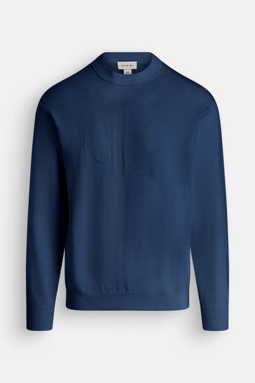 CK JEANS Sweatshirt 'Easy Tonal' navy