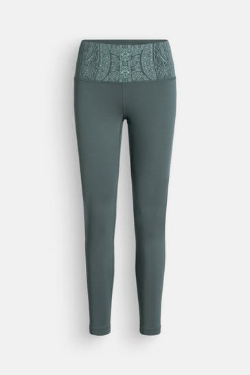 SUPER.NATURAL Tights 'Arabesque' tannengrün