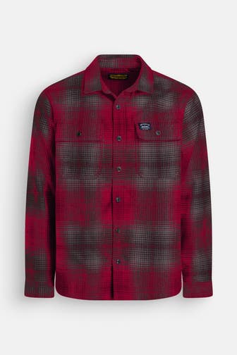 SUPERDRY Wollmix-Overshirt gemustert